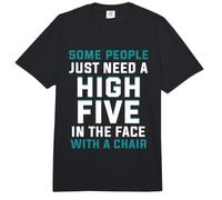Algunas Personas Solo Necesitan chocar Esos Cinco en la Cara Comfort Colors Adult Heavyweight T-Shirt
