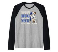 Algunas personas solo necesitan un abrazo alrededor del cuello Funny Jiu Jitsu Camiseta Manga Raglan