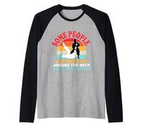 Algunas personas solo necesitan un abrazo alrededor del cuello Funny Jiu Jitsu Camiseta Manga Raglan