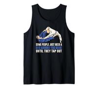 Algunas personas solo necesitan un abrazo alrededor del cuello Funny Jiu Jitsu Camiseta sin Mangas