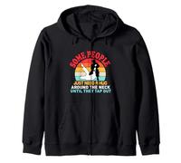 Algunas personas solo necesitan un abrazo alrededor del cuello Funny Jiu Jitsu Sudadera con Capucha