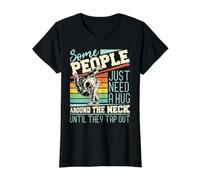 Algunas Personas Solo Necesitan un Abrazo - Brazilian Jiu Jitsu MMA BJJ Camiseta gráfica económica, Mujer, Negro, XL