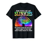 Algunas personas son como Slinkies Divertido Sarcástico Humor Dicho Camiseta
