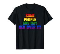 algunas personas son gay ger over it orgullo gay Camiseta