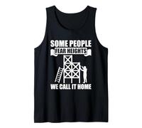 Algunas Personas Temen Altas - Andamio De Andamio Camiseta sin Mangas