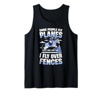 Algunas Personas vuelan Aviones Yo Vuelo sobre cercas Camiseta sin Mangas