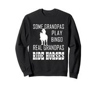 Algunos Abuelos Jugar Bingo Real Grandpas Ride Caballos Vaquero Sudadera