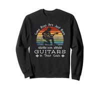 Algunos Chicos acaban de nacer con Guitarras en Sus Almas tee Sudadera