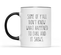 Algunos de ustedes no saben qué le pasó a Earl y se nota. Tazas de café con texto en inglés "Divorce Break Up Coffee Mugs Novelty Coffee Cup Double Side Printed Ceramic Tea Mug for Mom Dad Friends Wif