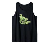 Algunos días el dragón GANA Ilustración Dragones Diseño Nerd Camiseta sin Mangas