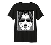 Algunos días me asombro a mí Misma, una Chica del Arte Pop Camiseta Premium