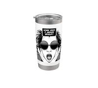 Algunos días me asombro a mí misma, una chica del arte pop Vaso térmico de acero inoxidable de doble pared