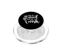 Algunos Ven una Hierba Algunos Ven un Deseo Diente de león Inspirador PopSockets PopGrip para MagSafe