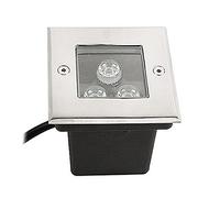 ALGXYQ Luces LED enterradas Luz de Piso empotrada de 3W, Luces de Paisaje de decoración a Prueba de Agua IP67 de bajo Voltaje, 8 Colores (Color : Warm White Light, Size : 12v)