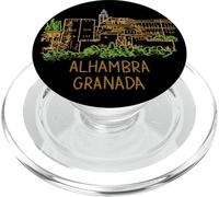 Alhambra Granada España Viaje Souvenir City Monumento Regalo PopSockets PopGrip para MagSafe