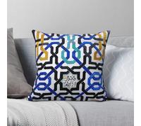 Alhambra Palace - Funda de almohada cuadrada árabe de poliéster y lino, terciopelo, con cremallera, decoración creativa para el hogar