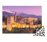 Alhambra Palace Puzzle 1000 Pieza Rompecabezas para Adultos Jigsaw Puzzle DIY para Juegos Educativos Familiares Rompecabezas 1000pcs (75x50cm)