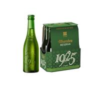 Alhambra Reserva 1925, Pack de 6 Botellas x 33 cl, Cerveza Extra de Fermentación Lenta, 6.4% Alcohol