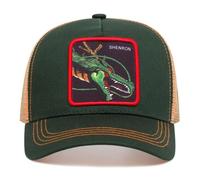 AlHECE Gorras de Hombre Divine Dragon Cartoon Animation Hombres Mujeres Camina De Camionero Capas De Béisbol Sombrero De Sombra De Sombra-Verde