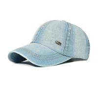 AlHECE Gorras de Hombre Gorra De Béisbol De Algodón Lavada Vintage para Hombres Y Mujeres, Sombrero De Mezclilla para Papá, Sombrero De Camionero Ajustable-Azul Cielo-Talla Única