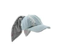 AlHECE Gorras de Hombre Gorra De Béisbol Y2K para Punk, Pantalones Vaqueros Retro Rasgados, Graffiti, Gorros Largos con Orejas De Conejo, Estilo Hip Hop, Viseras para El Sol-F-55-58Cm