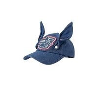 AlHECE Gorras de Hombre Jeans Cat Ear Hat Y2K Style Denim Blue Baseball Cap Fashion Hip-Pop Cap Couple Birthday Gifts-A-55-59Cm