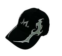AlHECE Gorras de Hombre Llama Bordada Hoja De Doble Filo Sombreros De Béisbol Sombrilla Personal Versátil Gorras con Visera Hombres Mujeres-H-52-59Cm