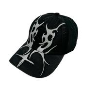 AlHECE Gorras de Hombre Llama Bordada Hoja De Doble Filo Sombreros De Béisbol Sombrilla Personal Versátil Gorras con Visera Hombres Mujeres-A-52-59Cm