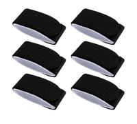ALI2 6 bandas de fijación para esquís, snowboard EVA, con almohadillas protectoras, fijación de cinta de esquí, barco, color negro, 50 x 450 mm, accesorios de esquí para exteriores, cinta de