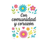 Aliada Comunitaria - Cuaderno de Notas: Diario con Portada Floral,: Regalo Páginas Rayadas Ideal para Mujeres Líderes