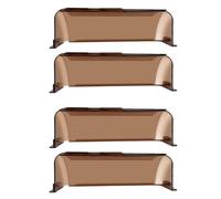Aliaga 4 deflectores de aire magnéticos ajustables, fáciles de ajustar entre 8 y 14 pulgadas para registros de suelo, rejillas de ventilación, pared lateral