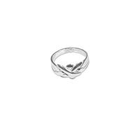 Alianza turca de 4 aros anillo de la sultana rompecabezas puzzle ring plata de ley