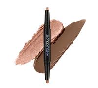 ALIAS Sombra De Ojos En Barra, Sombras de Ojos en Crema, Lápiz de Sombra de Ojos, Long Lasting Eyeshadow Stick, Lápiz de Maquillaje para Ojo, Diseño de Doble Cabezal con Mate y Perlado (#02-1 Pieza)