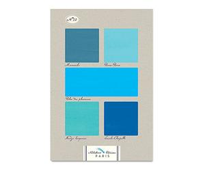 alibabette Ediciones París bleus N degree12 A5 arte libro 240 páginas, 8,25 por 5.7 "100 G papel libre de ácido Color Crudo lino costuras (ab1b012)