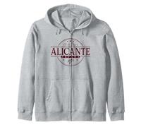 Alicante España - Alicante Costa Blanca España Etiqueta Sudadera con Capucha