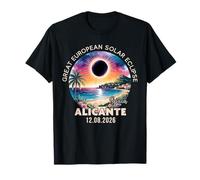Alicante, España Gran Eclipse Solar Europeo 2026 Camiseta