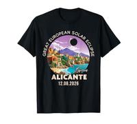 Alicante, España Gran Eclipse Solar Europeo 2026 Camiseta