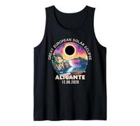 Alicante, España Gran Eclipse Solar Europeo 2026 Camiseta sin Mangas