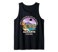 Alicante, España Gran Eclipse Solar Europeo 2026 Camiseta sin Mangas