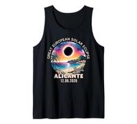 Alicante, España Gran Eclipse Solar Europeo 2026 Camiseta sin Mangas