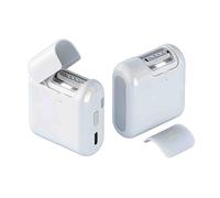 Alicate cortauñas Electrico Adultos Nail cutter Profesional Electrico Lima De Uñas Evita Que Los Restos De Uñas Salgan Volando Por Todas Partes Recargable Automático (White,55x56x25 mm)