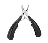 Alicate Cutícula Uñas, Cortauñas de Acero Inoxidable, Corta Uñas Enterrado Corta Cutículas Herramientas de Manicura Cortauñas Pedicura para Uñas de Manos y Pies (BLACK)