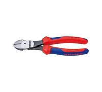 Knipex Alicates de Corte Lateral de 180 mm de Longitud. f.Pianodraht Funda con 2 Compartimentos