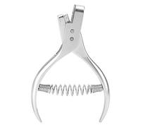 Alicate de Costura para Marcar Patrones, Herramienta Manual de Acero, 11x7x1 cm, Punzón Marcador de Agujeros para Manualidades