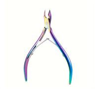 Alicate para cutículas de acero inoxidable (1 unidad), ideal para manicura y pedicura en casa, spa o salón, colorido, BH01