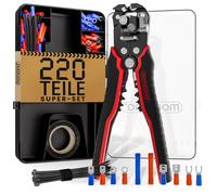 Alicate pelacables 3en1 set 220Pzs para cables 0,2-6 mm²