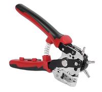 Alicate perforador de cuero, herramienta perforadora de agujeros de varios tamaños para cinturones, correas de reloj, bolsos y telas, perforador de cuero de acero inoxidable con em