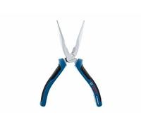 Bosch Professional Alicate de punta larga, cromo vanadio, mango softgrip, Azul, Alicates de punta, 200 mm