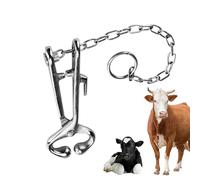 Alicates Bull Nose - Gancho Bovino en Acero Inoxidable - Suministros Para Manejo De Animales En Granjas Y Hogares - Usuarios Domésticos Y Ganaderos Principiantes