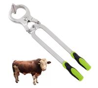 Alicates castradores de Ganado sin Sangre para toros y ovejas, de Acero Inoxidable, Herramienta para castrar Animales de Granja, Ganado Vacuno, ovejas, Caballos y Cabras(Cattle)